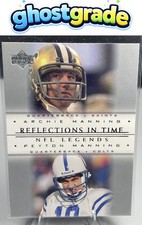2000 Upper Deck Legends #R4 Archie Manning / Peyton Manning Reflections in Time