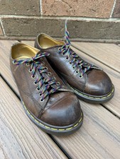 Vintage 90s Dr. Martens 8019 Shoes Brown Leather Oxford US Womens 8 / Men's 7