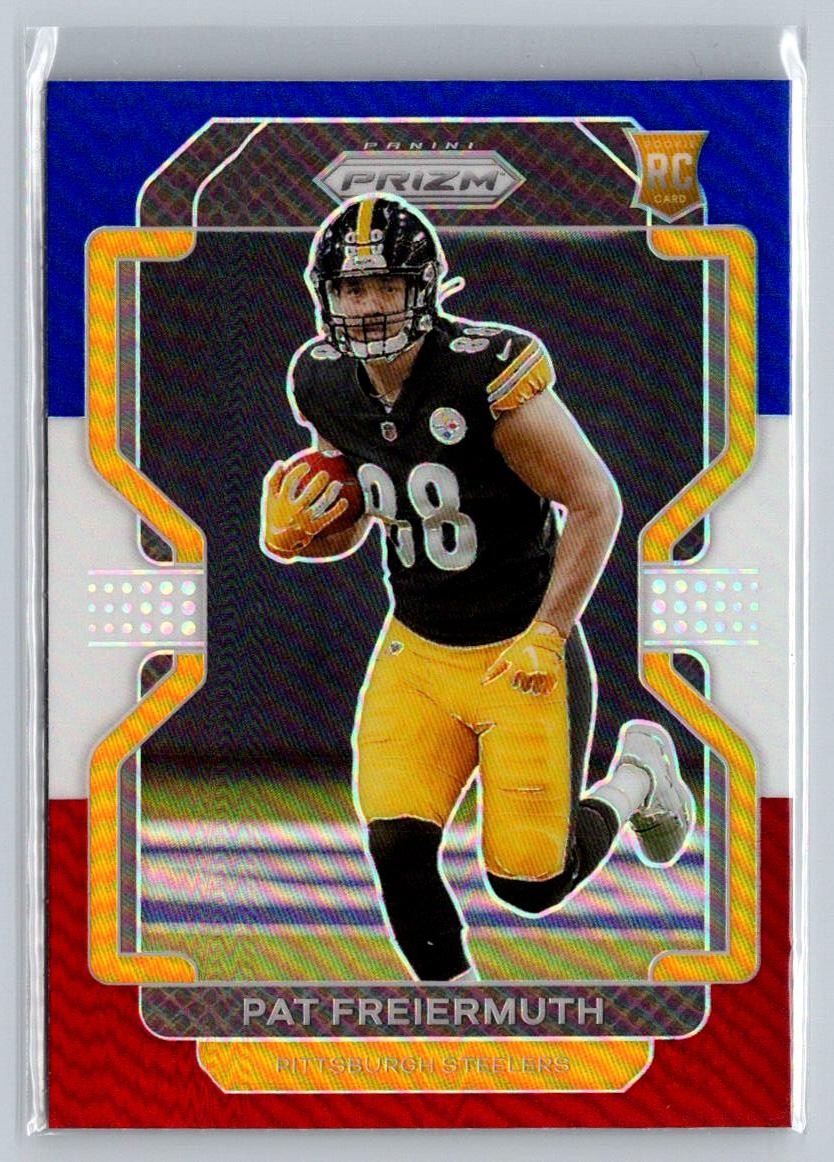 2021 Panini Prizm #362 Pat Freiermuth Red White and Blue