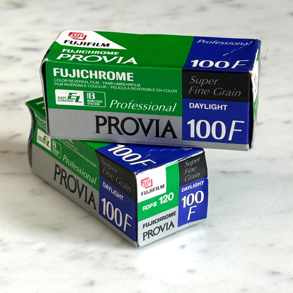 Fujifilm Provia 100F - 120 Film RDP III ISO 100 Exp 2003 – 2 Rolls
