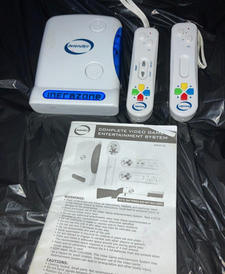 INTERACT VIDEO INFRAZONE GAME SYSTEM CONSOLE CONTROLLER INSTRUCTIONS ENTERTAINME