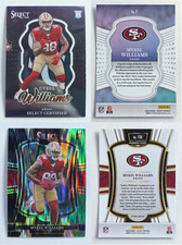 2025 Select Mykel Williams 2 Card Lot #7 Certified #116 Black Green Shock 49rs