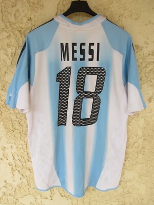 Maillot Original Argentina Messi 2004-2005 - Taille 2XL - Vintage Collector