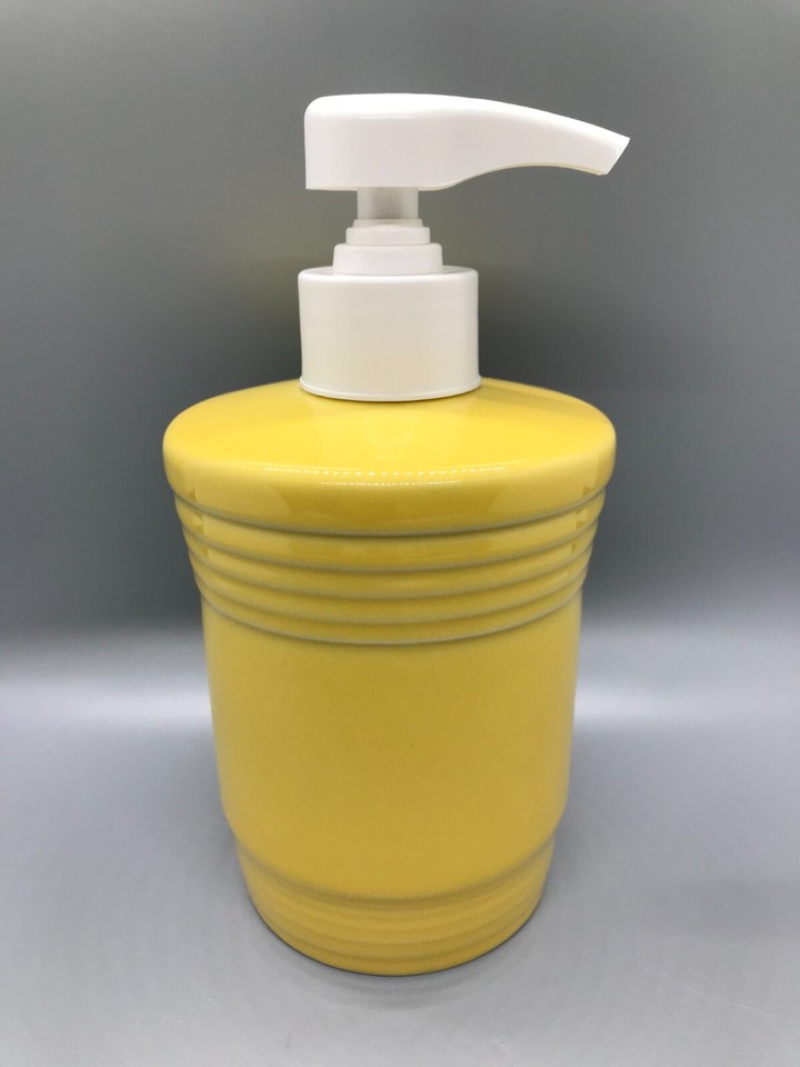 Fiesta Soap or Lotion Dispenser in Sunflower Fiestaware Yellow Hand
