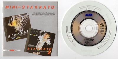 Pop Classics MINI-STAKKATO   1989 Belinda Carlisle BILLY JOEL 3-Inch-Demo-Disc