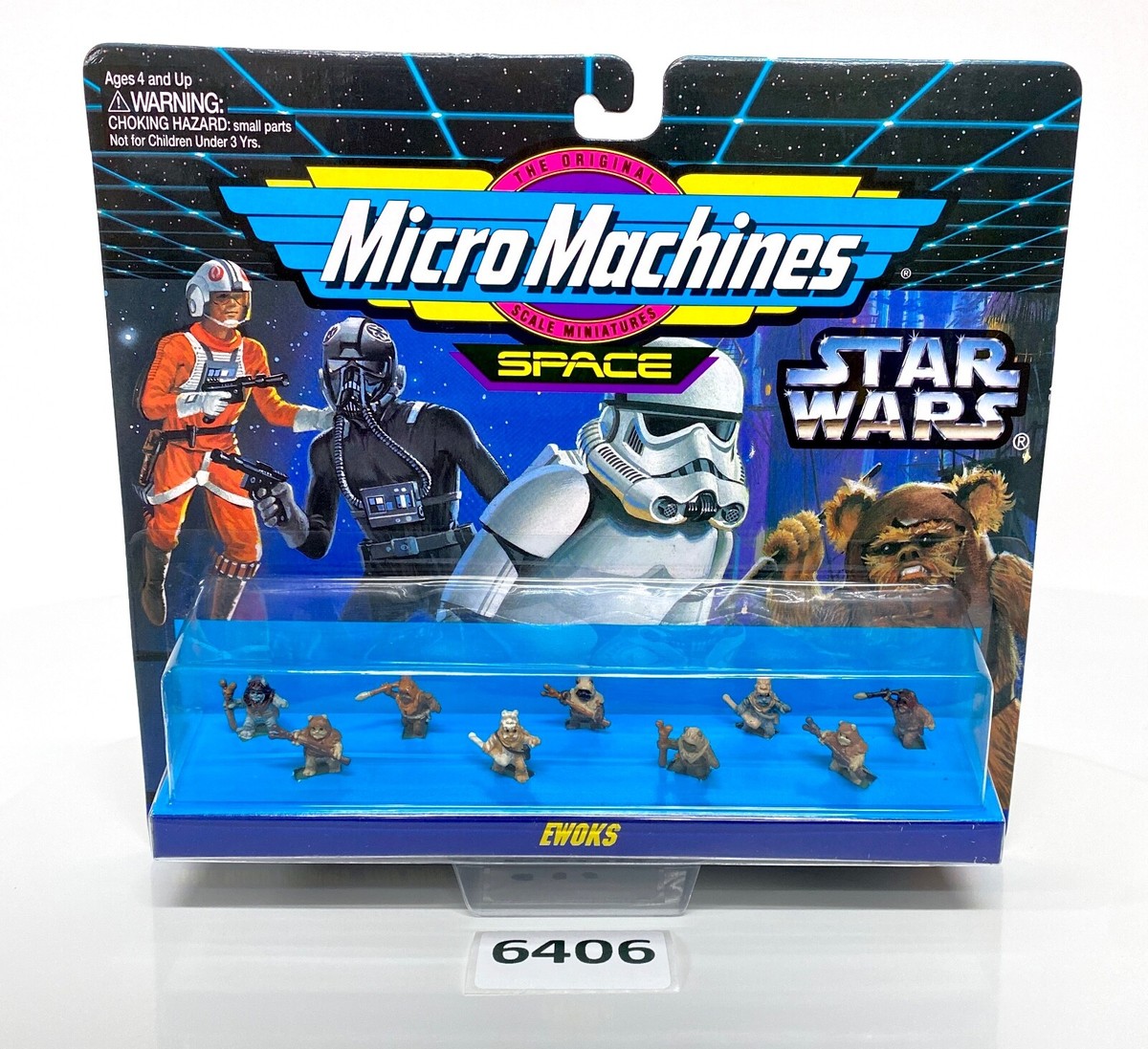 Star Wars 66080 Micro Machines Ewoks Space Figures 1994 for