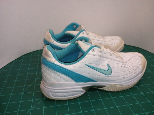 Zapatillas Nike Zoom Air Azul y Blanco Mujer Talla 10 Estilo 316008 a 2007 Lanzamiento - Imagen 10 de 24