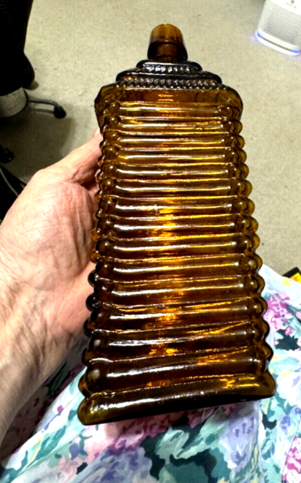 Antique DRAKES PLANTATION BITTERS BOTTLE RARE 5 LOG PAT. 1869 / 62 " D