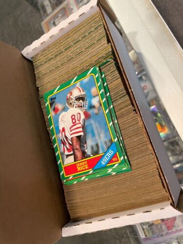 1986 TOPPS FOOTBALL CARD COMPLETE SET JERRY RICE YOUNG WHITE SMITH ROOKIE NM/MT - Picture 3 of 3
