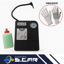 Compressore Gonfia Gomme + Liquido Sigillante per Auto Moto Scooter