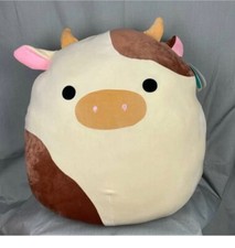 New! Squishmallows Ronnie the Cow 24