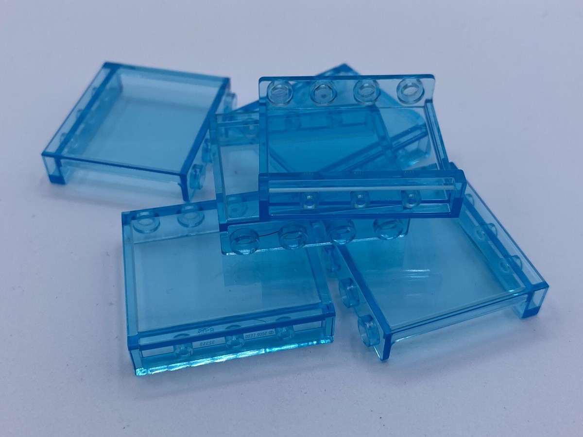 Transparent Blue Lego Clear Pieces DIY Building Blocks Blue