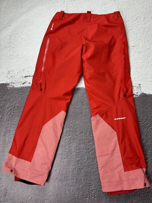 Mammut Red Gore-Tex Ski Snowboarding Hiking Snow Pants | eBay