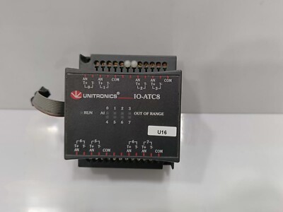 Unitronics IO-ATC8 I/O 8 × Thermocouple / DC IOATC8  Expansion Module Working