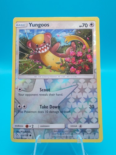 Yungoos 112/156 Sm-Ultra Prism Pokémon TCG Reverse Holo Near Mint/Mint - Picture 1 of 2