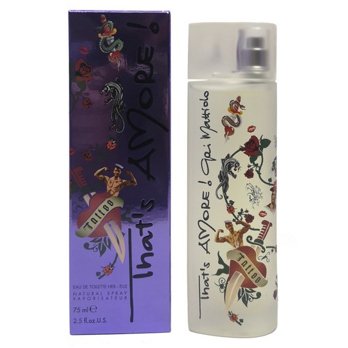 GAI MATTIOLO THAT'S AMORE TATTOO LEI edt eau de toil. profumo donna 75ml |  eBay