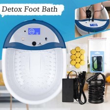 Ionic Foot Spa Bath Detox Machine All-in-one Ion Cleanse System w/ Ginger Slice