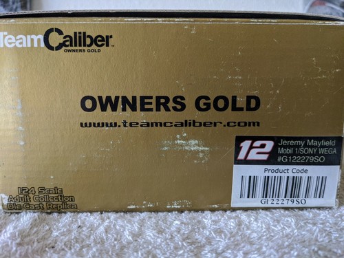 2001 JEREMY MAYFIELD #12 SONY WEGA 1/24 OWNERS GOLD TEAM CALIBER CAR 169 of 258 - Picture 12 of 12