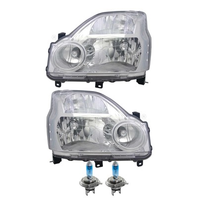 Scheinwerfer Set inkl. Premium Lampen für Nissan X-Trail T31 mit LWR Motor