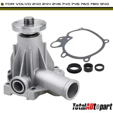 Engine Water Pump with Gasket for Volvo 240 740 745 760 780 940 L4 2.3L Petrol