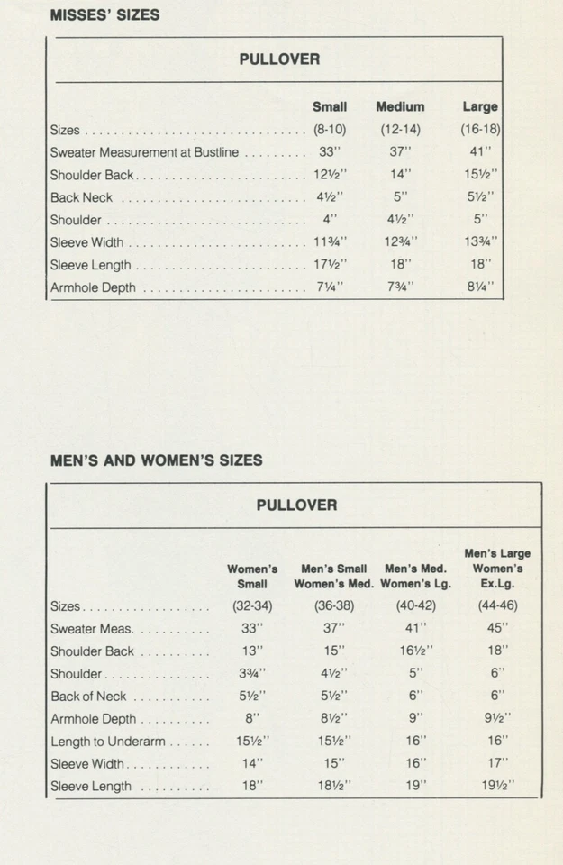 Bernat Knitting Pattern Book 507 Argyle Men, Women Sweaters, Vest 32"-46" - Image 3 of 3