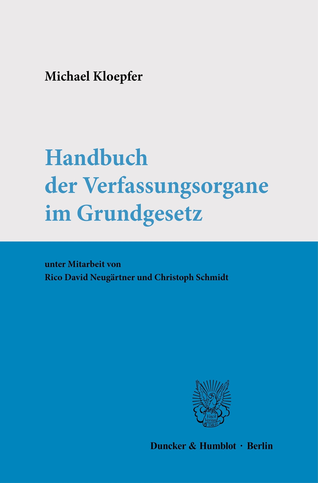 Thumbnail - Handbuch Der Verfassungsorgane Grundgesetz. Michael Klo ...