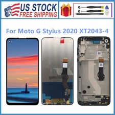 Replace For Motorola Moto G Stylus 2020 XT2043-4 LCD Display Touch Screen Frame
