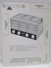 Vintage Howard W Sams Photofact Folder Radio Parts Manual Newcomb Model E-25M