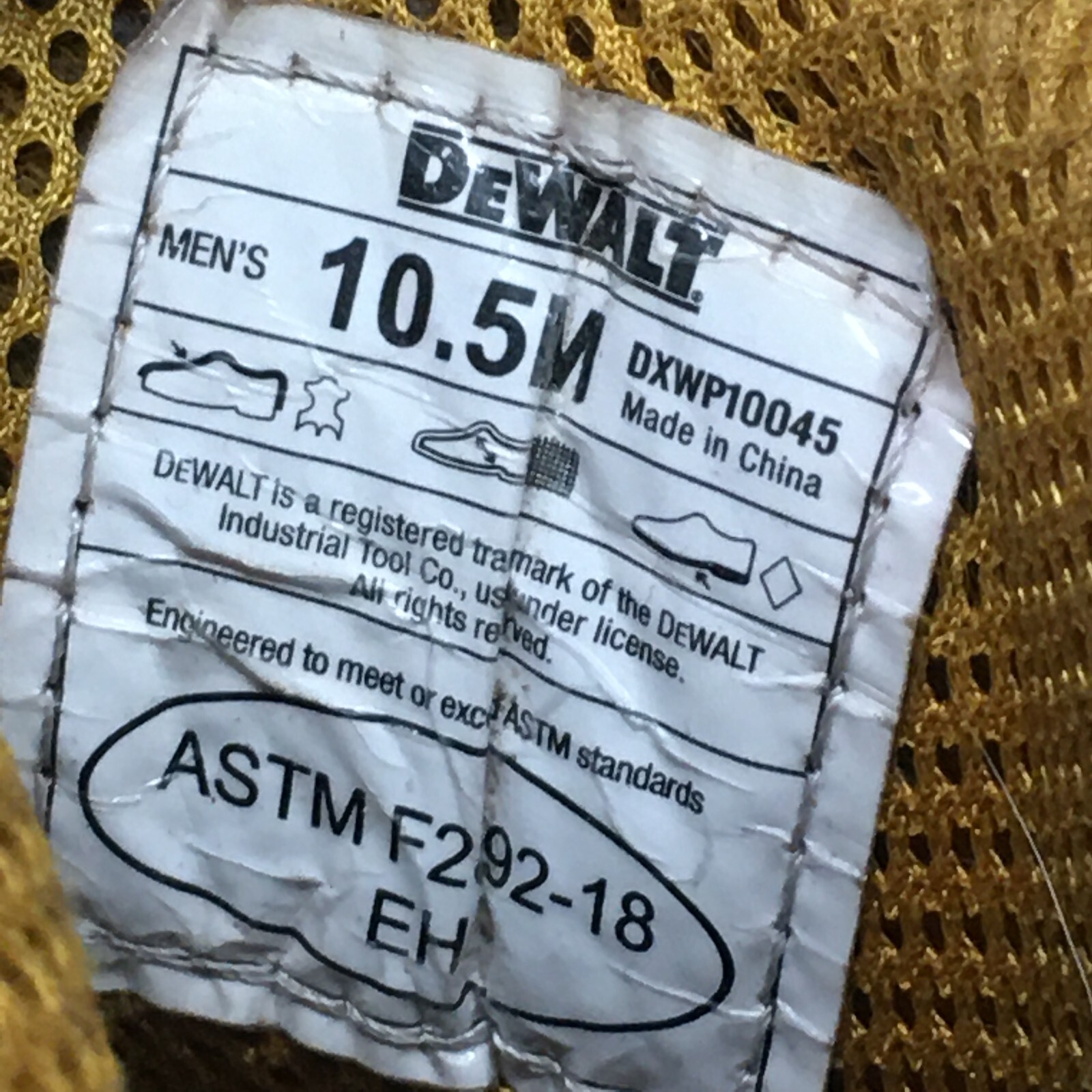 Dewalt Boots Mens 10.5 M Halogen Prolite Safety Work Ankle Booties