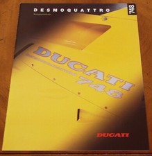 Ducati 748 & 748 SP brochure Prospekt, 1994 (Multilingual text)