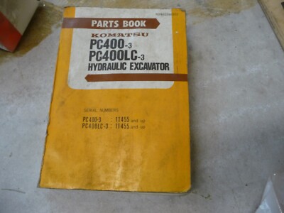 Komatsu PC400-3 400LC-3 PARTS MANUAL BOOK CATALOG 