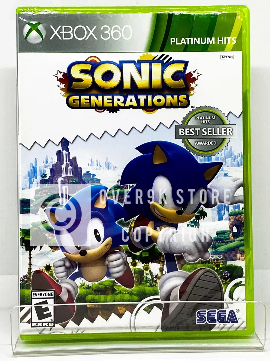 Jogo Sonic Generations Xbox 360 Ntsc Em Dvd Original - Escorrega o Preço