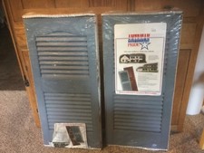 New American Pride Outdoor Vinyl House Shutters.  Set of 2. BLUE. 15 x 31