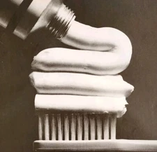 1963 Polident Denture Cleaning Toothpaste Advertisement Dental Hygiene DWII13