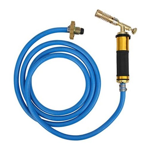 Turbo Swirl Flame Torch with Trigger Start Hose Kit for Plumbing Pipe