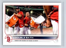 2022 Topps #229 Double Bath; Xander and Vazquez Get Read to Douse