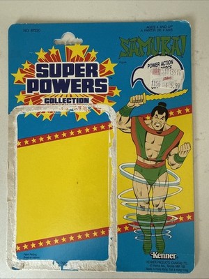 Samurai CARD BACK ONLY 1986 Kenner DC Super Powers