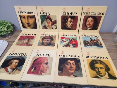 Life & Time Series Set of 12 Curtis International Portraits of Greatness 1967