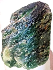Natural Nephrite Jade Free form Healing Crystal 6" x 4" Rough Raw Stone 950gram