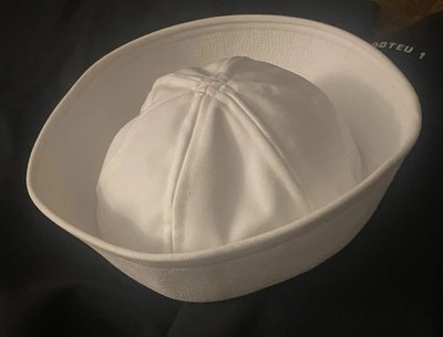 US Navy Authentic Enlisted Sailor Dixie Cup Cover Hat Size 7 1/4