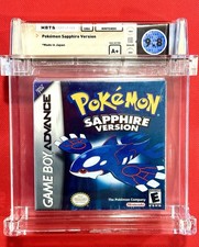 Nintendo Pokemon Sapphire WATA 9.8 A+ ( PSA )  Game Boy Advance Factory Sealed