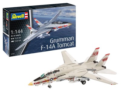 Revell 03782 Grumman F-14A Tomcat 1:144 Scale Unbuilt/Unpainted Plastic Model Ki