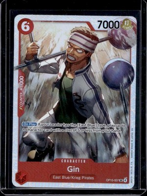 2026 One Piece Adventure on Kami's Island Gin Super Rare #OP15-007