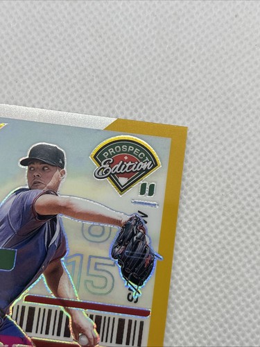 2024 Panini Prospect Edition CADEN GRICE GOLD AUTO #1/10! Diamondbacks #162 - Picture 5 of 8