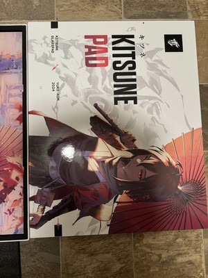 YUKI AIM 2024 Model KITSUNE Glass Mouse Pad Large (500 x 400 x 3.2