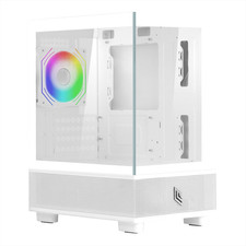 Fobia L202 Case PC Micro-Atx, Design Mesh, Mini Tower Gaming Doppia Camera, Vent