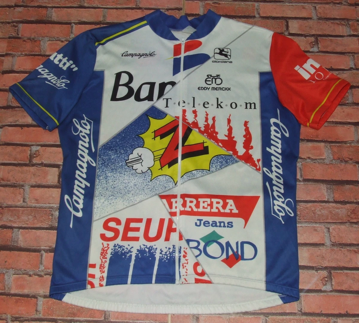 Maillot Cycliste Giordana Le Tour De France - Taille XXL - Manches Courtes - Occasion Italie