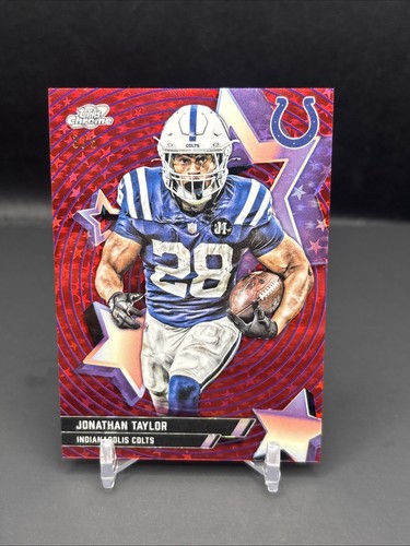 2025 Topps Cosmic Chrome Jonathan Taylor Red Refractor (RAW)