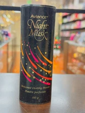 Prince Matchabelli Aviance Night Musk Perfume'd Dusting Powder Talc Vintage 100g