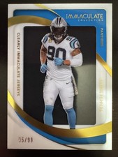 2024 Panini Immaculate Julius Peppers Clearly Jerseys #/99 Panthers